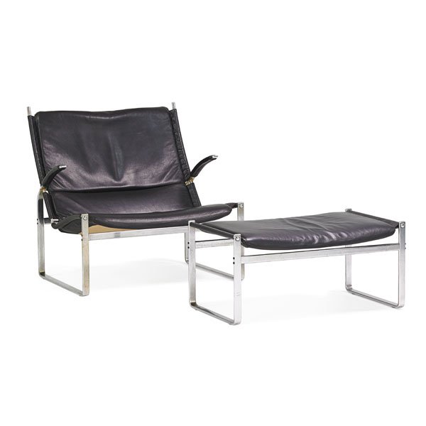 FABRICIUS; KASTHOLM Lounge chair and ottoman (1 of 6)
