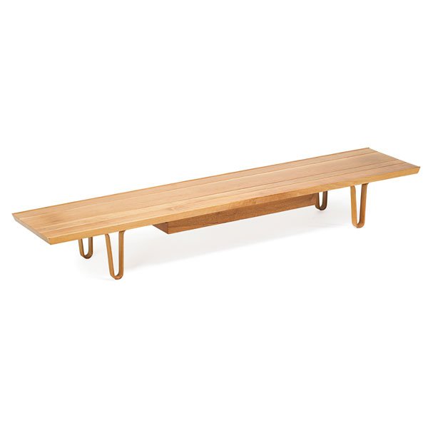 WORMLEY; DUNBAR Long John table/bench (1 of 5)
