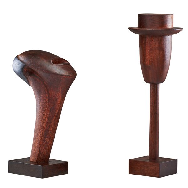 MARIO DAL FABBRO Two sculptures (1 of 3)