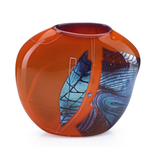 WILLIAM MORRIS Small Red Shard vessel (1 of 7)