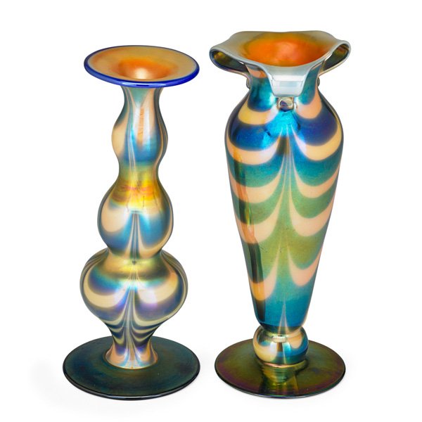 IMPERIAL Two glass vases (1 of 3)