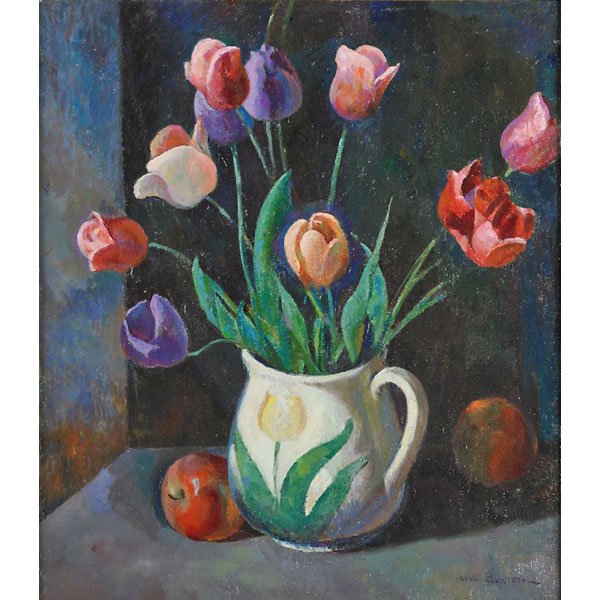 Stanley Reckless (American, 1892-1955): Untitled; Oil on canvas (Newcomb Macklin frame); Signed; 24" x 20"; Provenance: Private Collection, New Jersey