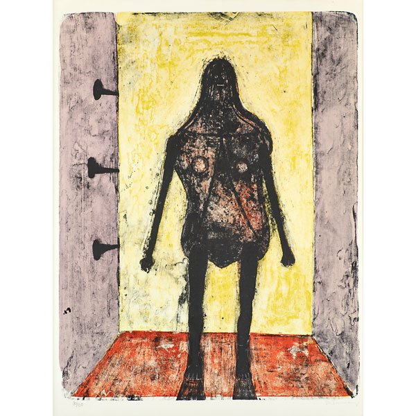 Rufino Tamayo (Mexican, 1899-1991): Venus Noire, 1969; Lithograph in colors (framed); Signed and numbered 30/150; 29 1/2" x 22" (sight); Printer: Atelier Dsjobert, Paris; Publisher: Touchstone Publishers, New York; Literature: Pereda 11