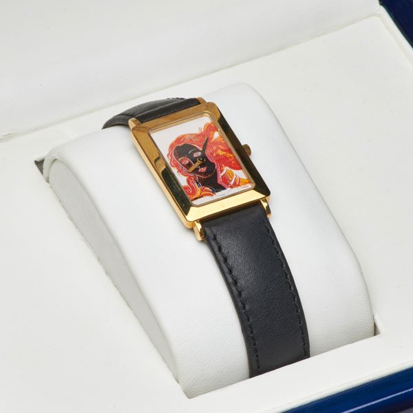 Andy Warhol (American, 1928-1987): Birth of Venus on Zitura Watch, Ltd., Switzerland, 1998; 18K gold watch in original box; Stamped with The Andy Warhol Foundation on back of watch and numbered 21/99; 1 1/8" x 3/4" (watch face); Proven