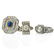 FOUR ART DECO DIAMOND OR SAPPHIRE RINGS