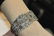 ART DECO DIAMOND AND BURMA RUBY PLATINUM STRAP - 3