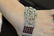 ART DECO DIAMOND AND BURMA RUBY PLATINUM STRAP - 4