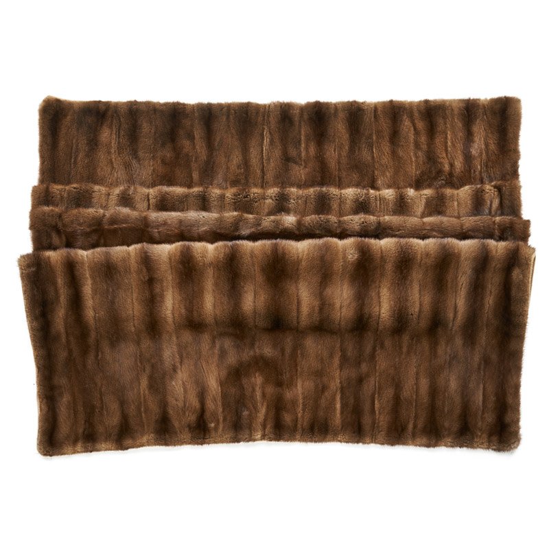 BROWN MINK AND CASHMERE THROW (1 of 1)