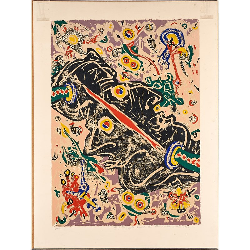 ALFONSO OSSORIO (Filipino/American, 1916-1990);ETC (1 of 2)