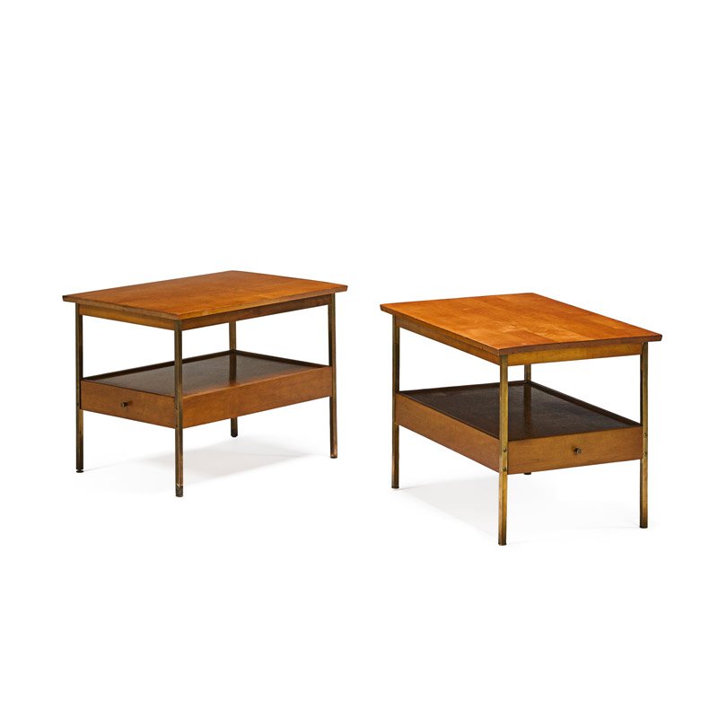 MILO BAUGHMAN Pair of nightstands (1 of 4)