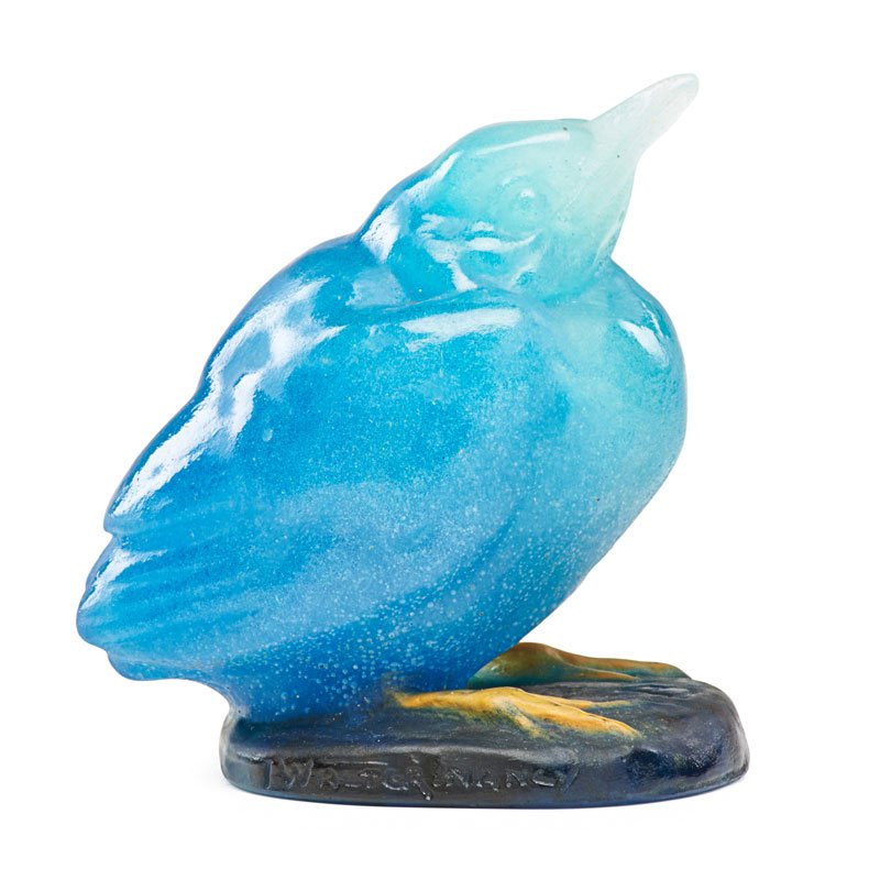 AMALRIC WALTER Pâte-de-verre bird paperweight (1 of 3)