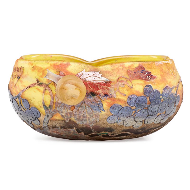 DAUM Fine bowl with applied snail (1 of 4)
