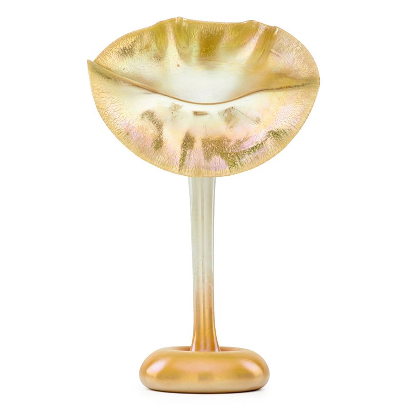 TIFFANY STUDIOS Favrile glass Jack-in-the-Pulpit (1 of 9)