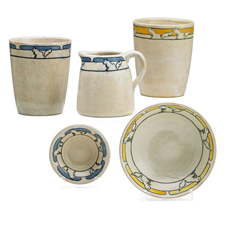 SATURDAY EVENING GIRLS Five pieces w/ squirrels (1 of 7)