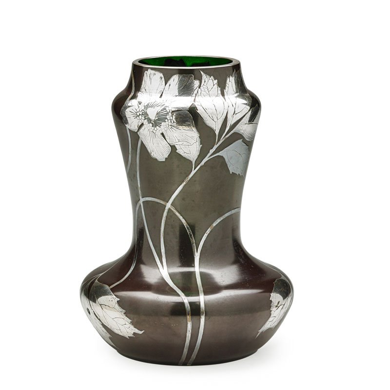 LOETZ Large brown Metallin vase (1 of 2)