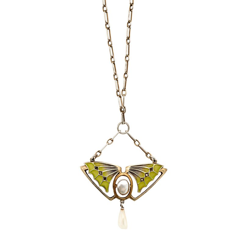 HEINRICH LEVINGER Jugendstil necklace (1 of 1)