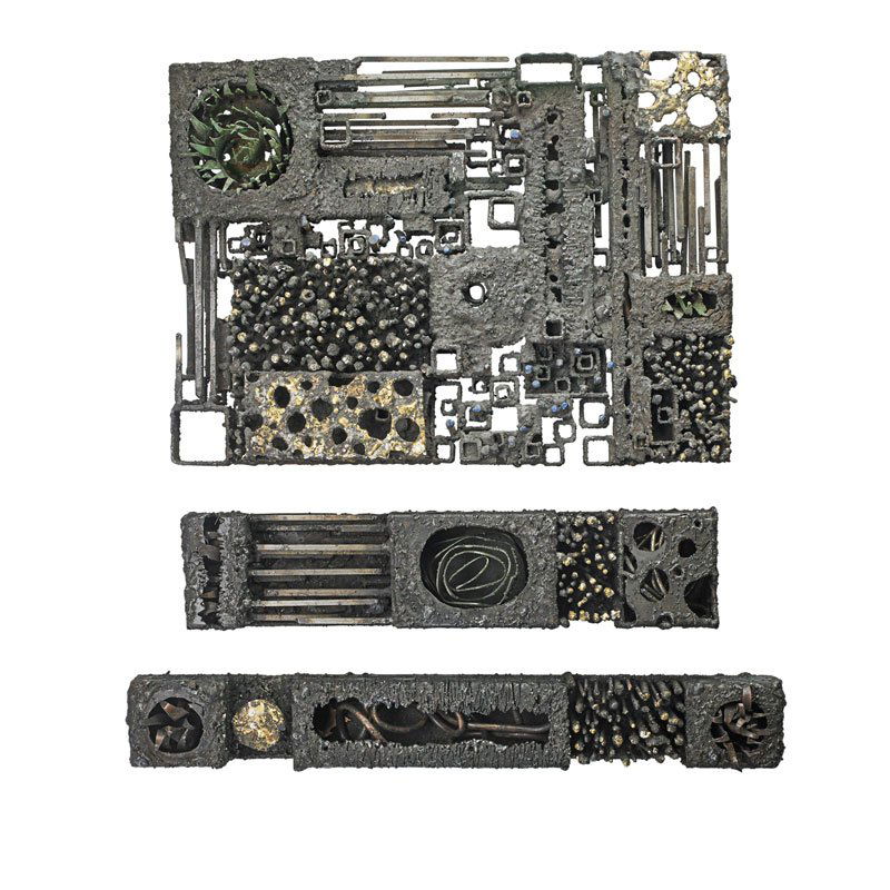 JAMES BEARDEN Three wall sculptures (1 of 2)