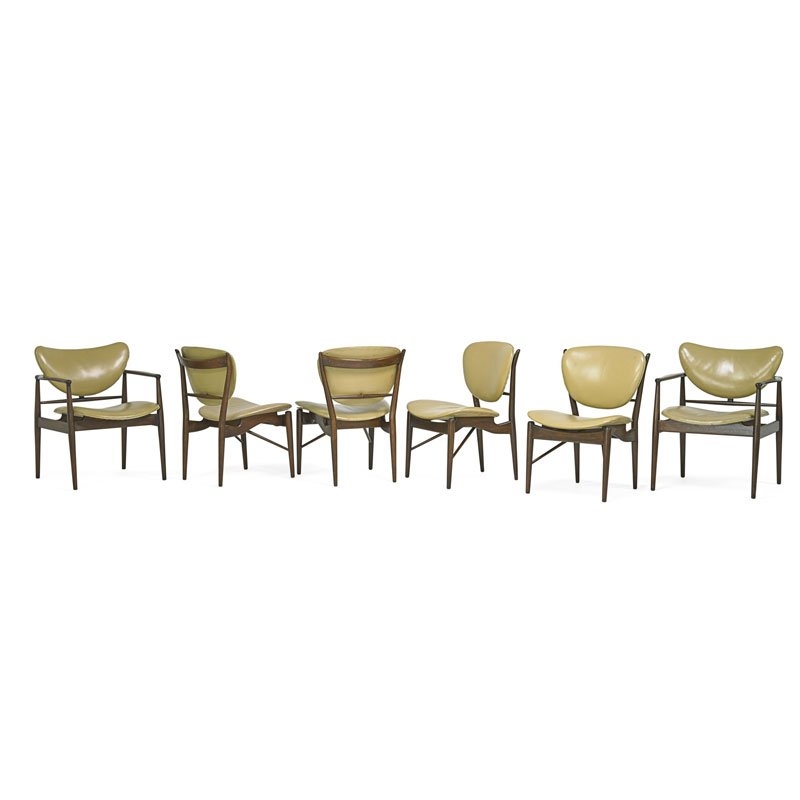 FINN JUHL Six dining chairs (1 of 2)