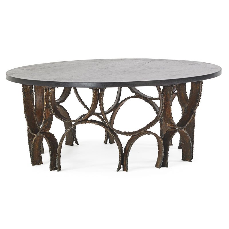 PAUL EVANS "Upside Down Loop" coffee table (1 of 5)