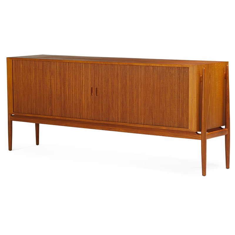 FINN JUHL (Attr.); NIELS VODDER Tambour cabinet (1 of 8)