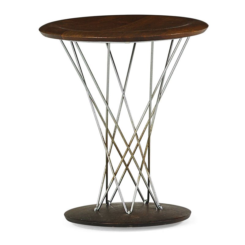 ISAMU NOGUCHI; KNOLL ASSOCIATES Tall rocking stool (1 of 3)