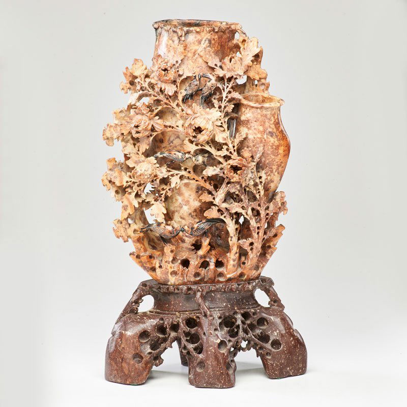 CHINESE RHODONITE CARVING (1 of 1)