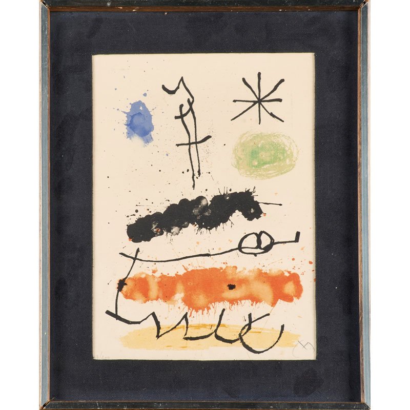 JOAN MIRO (Spanish, 1893-1983) (1 of 2)