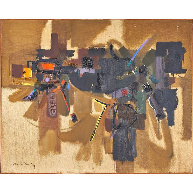 TWO WORKS ON CANVAS (1 of 2)