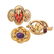 THREE VICTORIAN GOLD BROOCHES
