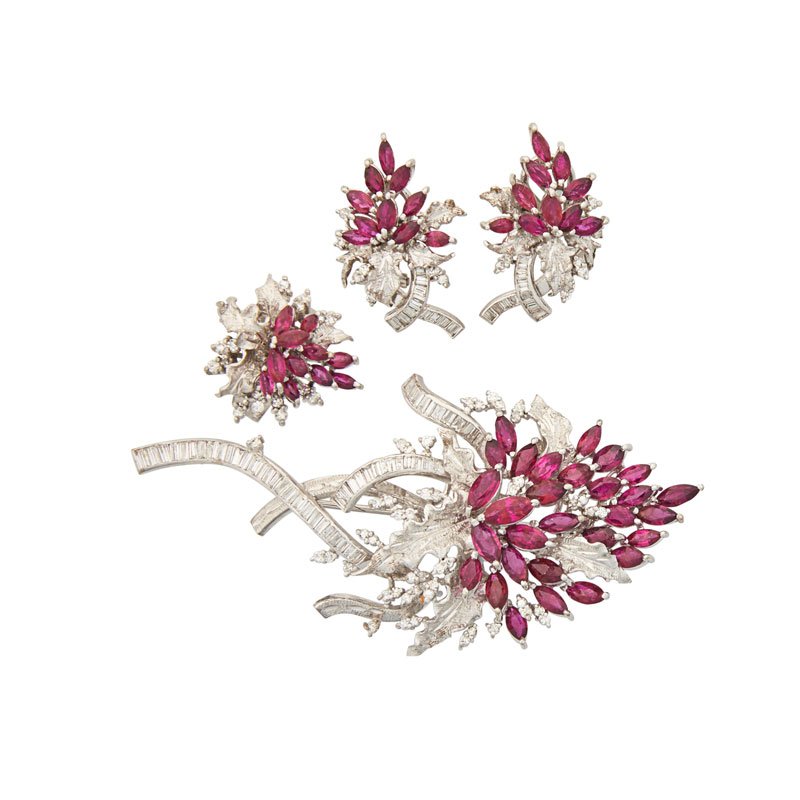 RUBY, DIAMOND & WHITE GOLD SUITE (1 of 1)