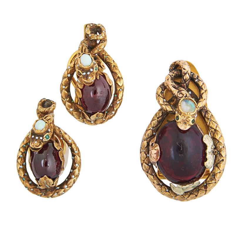 GEORGIAN GARNET CARBUNCLE SERPENT SUITE (1 of 1)