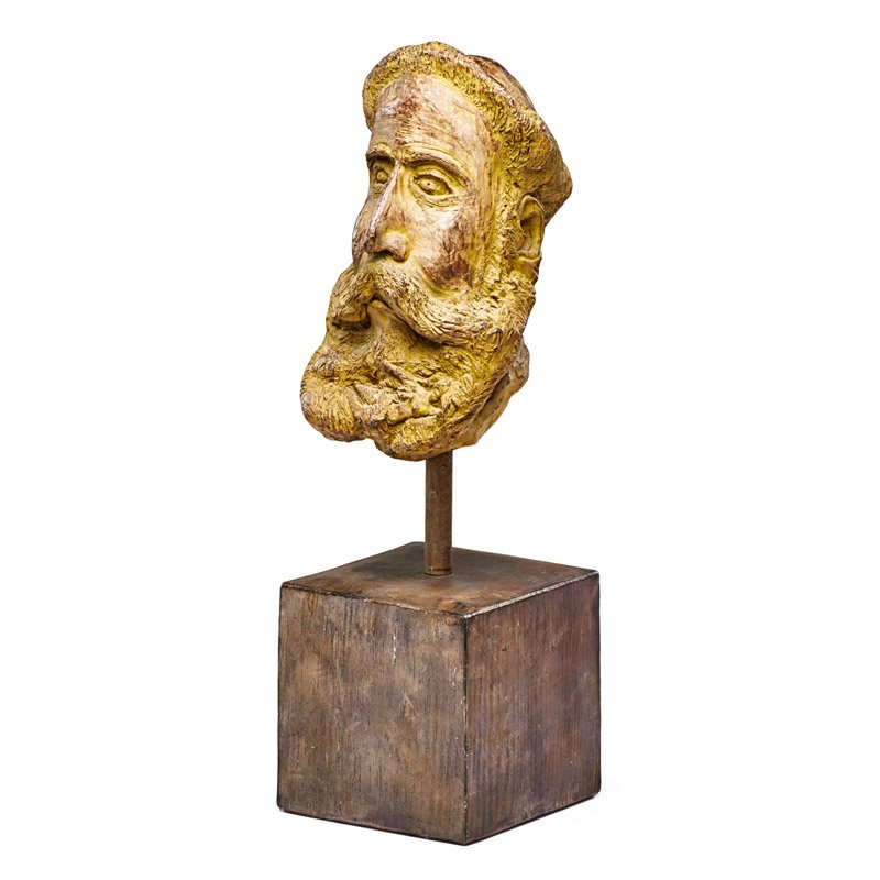 Ettore Colla (Italian, 1896-1968): Untitled; Ceramic; Signed; 14 1/2" high; 20" x 6" x 6" (with base); Provenance: Private Collection, Nebraska