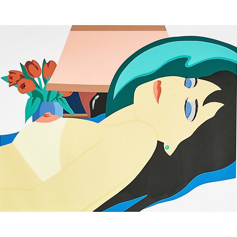 Tom Wesselmann (American, 1931-2004): Cynthia Nude, 1981; Screenprint in colors (framed); Signed, dated and numbered 74/100; 28 7/8" x 38 1/2" (sheet); Publisher: Multiples Inc., New York; Provenance: Private Collection, Florida