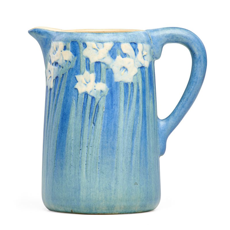 A.F. SIMPSON; NEWCOMB COLLEGE Pitcher with freesia (1 of 3)