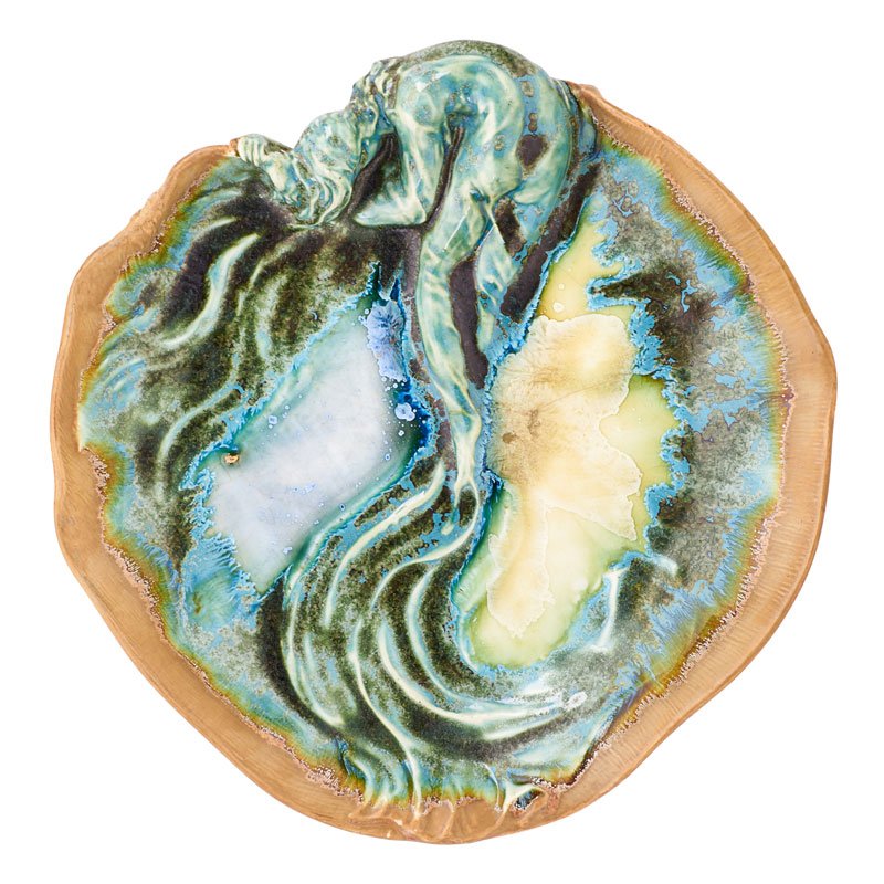 JACOB FRERES ET FILS Fine wall-hanging plaque (1 of 3)