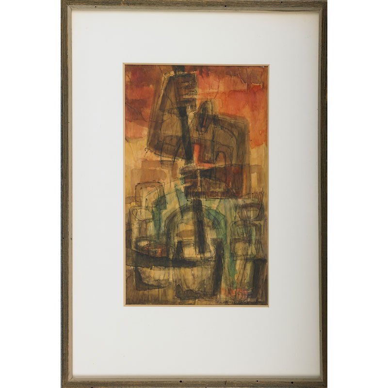 FREDERIC WEINBERG Two works on paper (1 of 2)