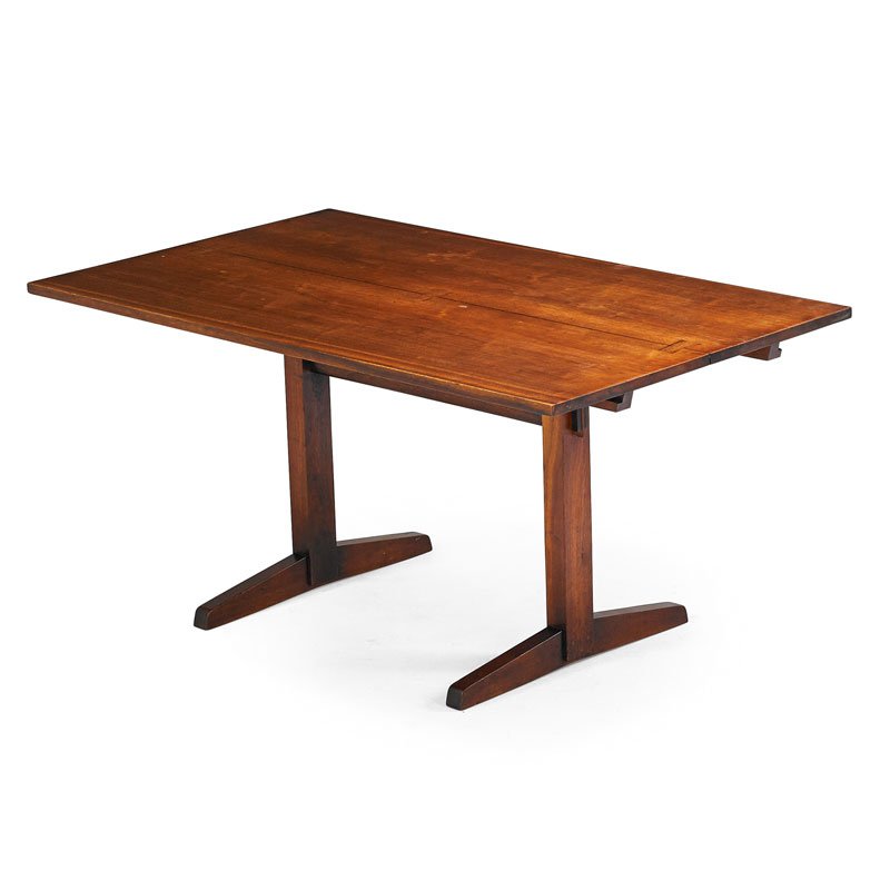 GEORGE NAKASHIMA Trestle dining table (1 of 2)
