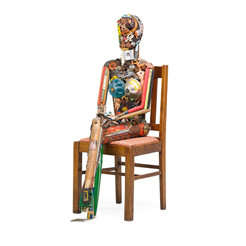 LEO SEWELL Found object sculpture (1 of 8)