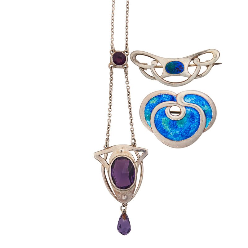 ENGLISH ARTS & CRAFTS CHARLES HORNER SILVER JEWELRY (1 of 1)