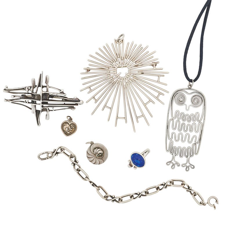 COLLECTION OF DANISH STERLING JEWELRY, INCL. G. JENSEN (1 of 1)