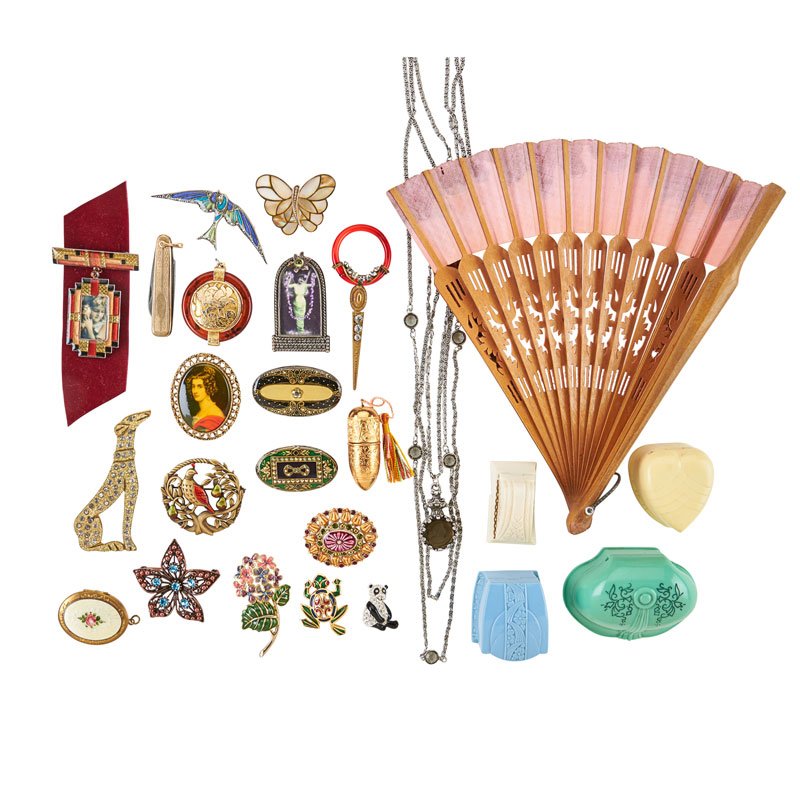 COLLECTION OF 100+ JEWELRY BOXES & ACCESSORIES (1 of 1)