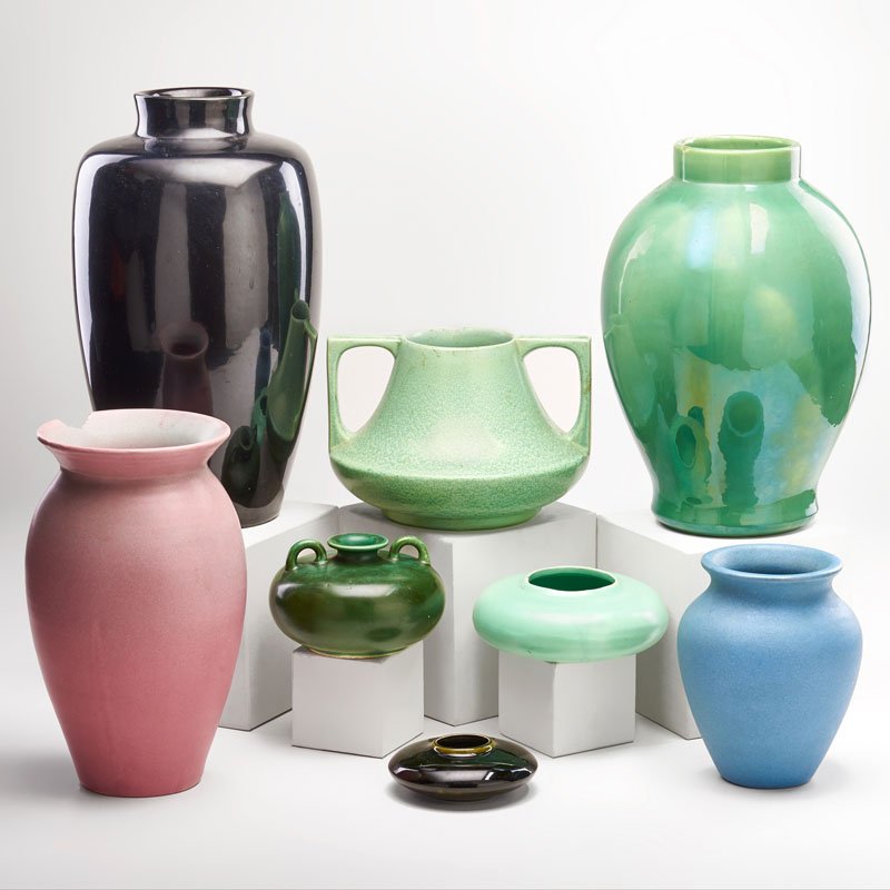 ARTS & CRAFTS POTTERY GROUP (1 of 1)