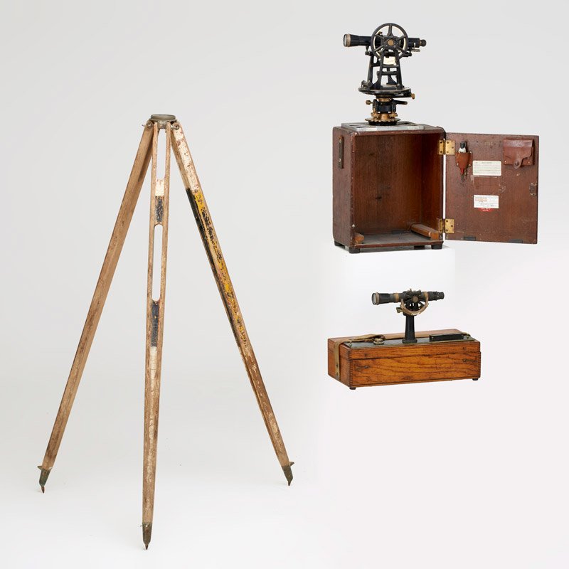 SURVEYORS TRANSITS AND TRIPOD (1 of 1)