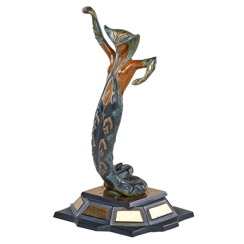 ERTE (French, 1892-1990): La Jalousie", 1980; Bronze; Signed edition 252/300; 14 1/2