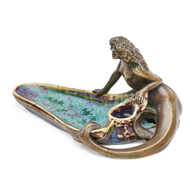 PIERRE-ADRIEN DALPAYRAT Mermaid inkwell (1 of 5)