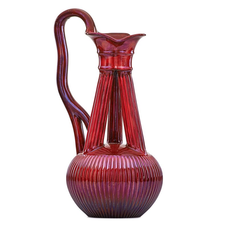 ZSOLNAY Bulbous pitcher (1 of 3)
