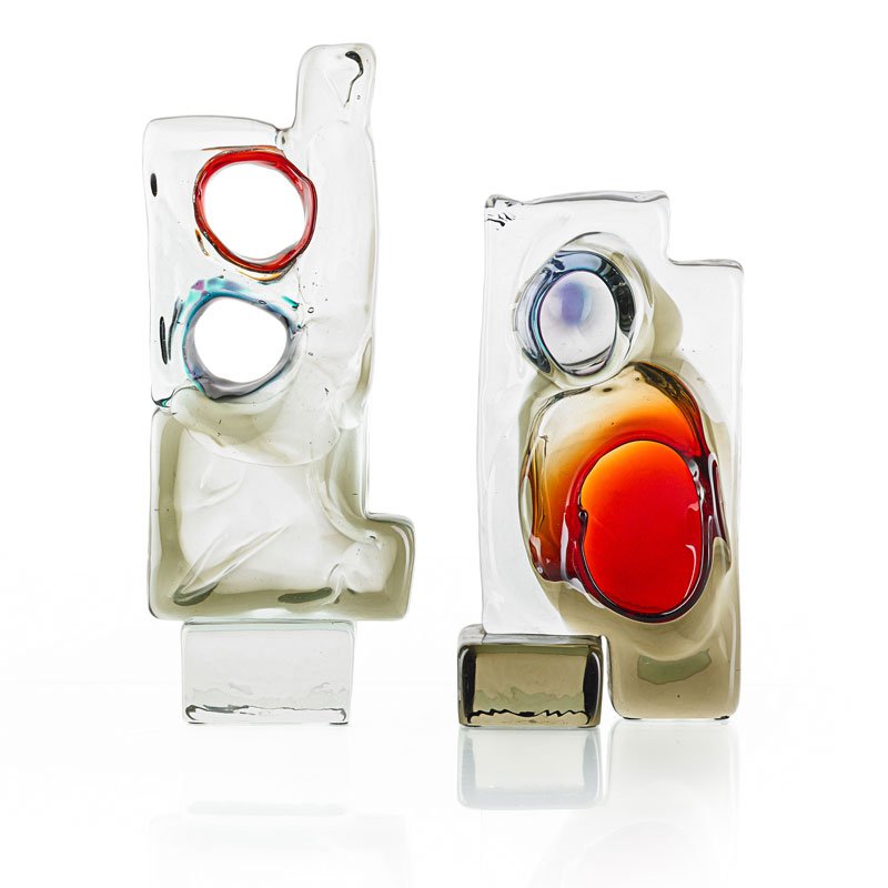 ALFREDO BARBINI Two Volcano sculptures (1 of 5)