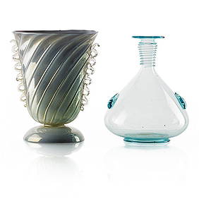 BAROVIER SEGUSO & FERRO ETC. Two vases (1 of 4)