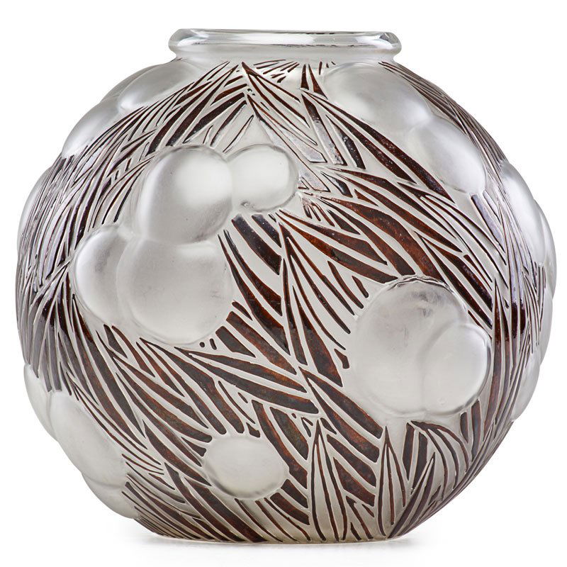 LALIQUE "Oranges" vase (1 of 3)