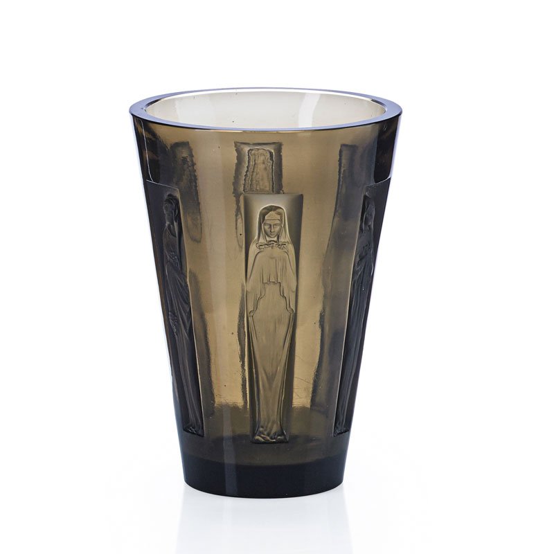 LALIQUE "Gobelet Six Figurines" vase (1 of 5)